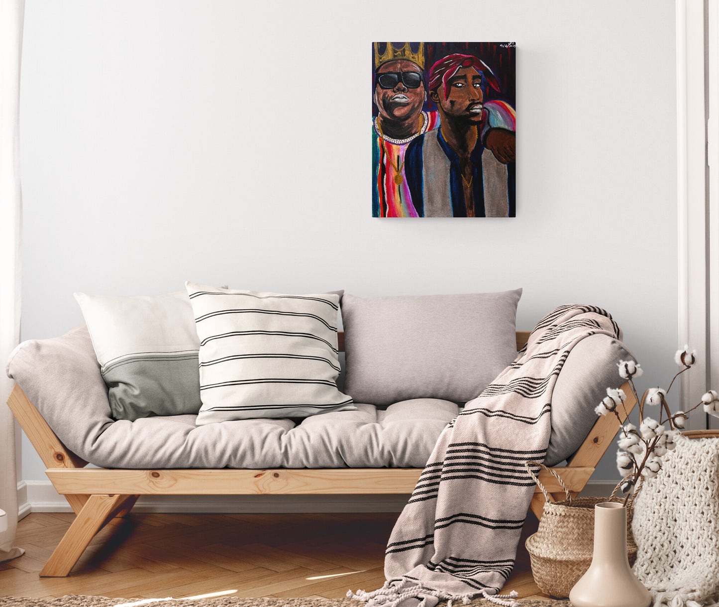 Biggie Smalls and Tupac Shakur Painting