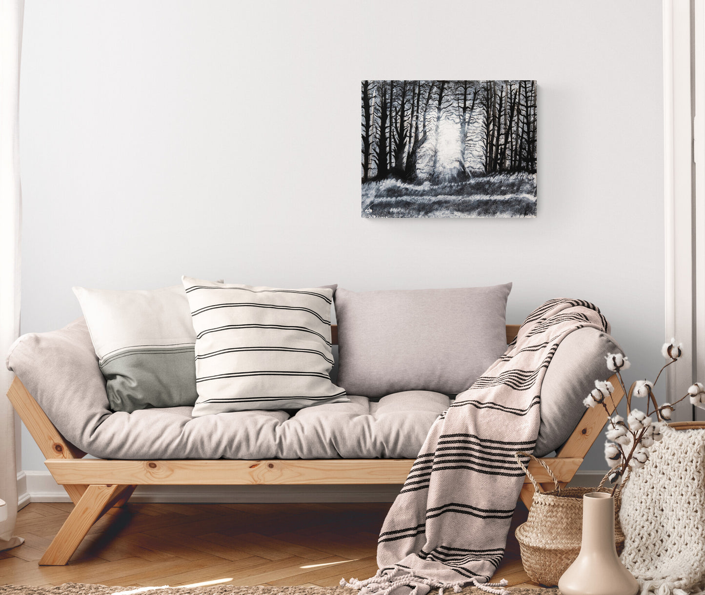 Dark Forest Painting