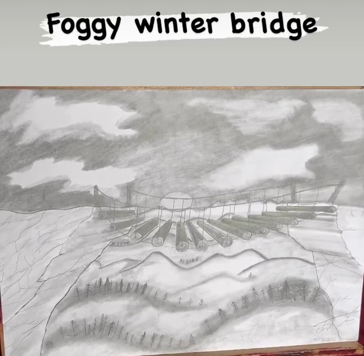Foggy Winter Bridge