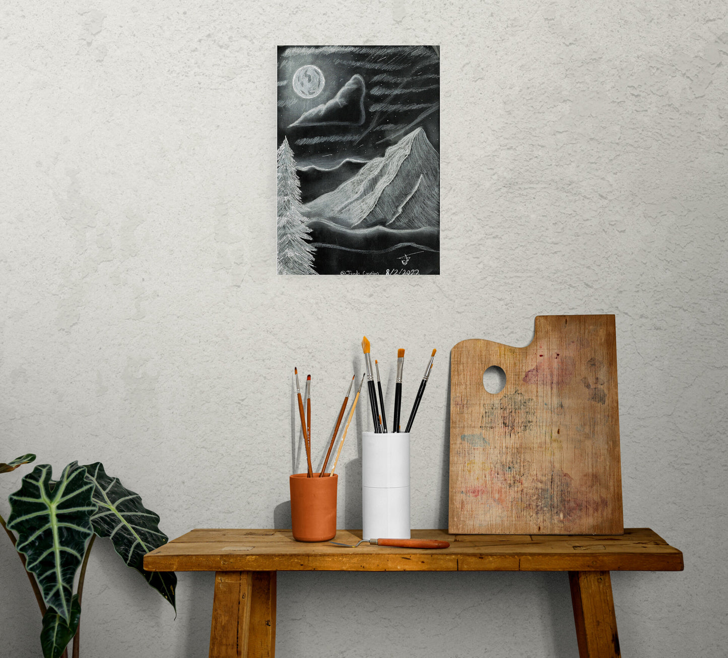 White Mountain Drawing