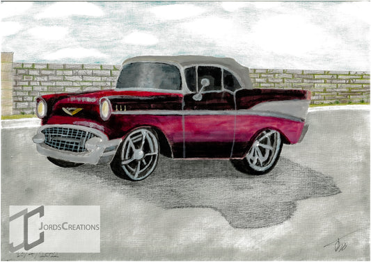 1955 Chevrolet Car Painting