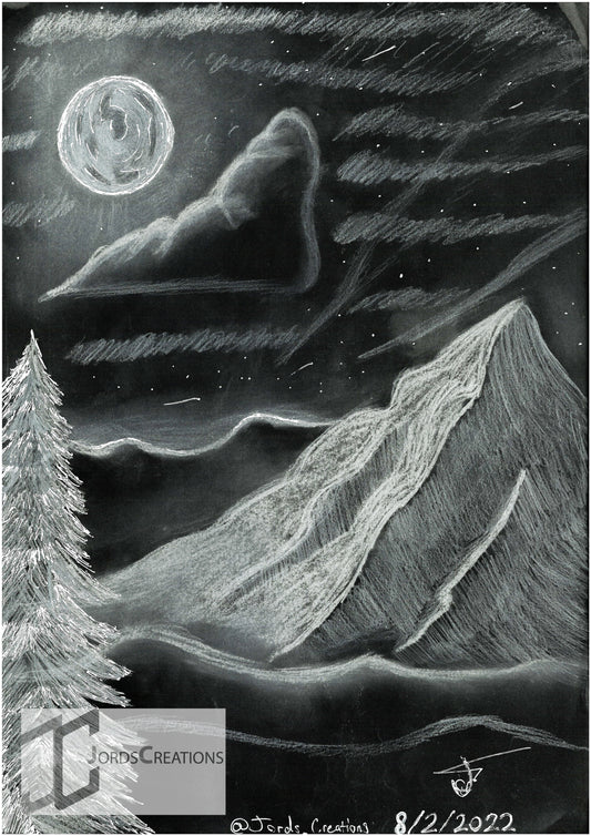 White Mountain Drawing