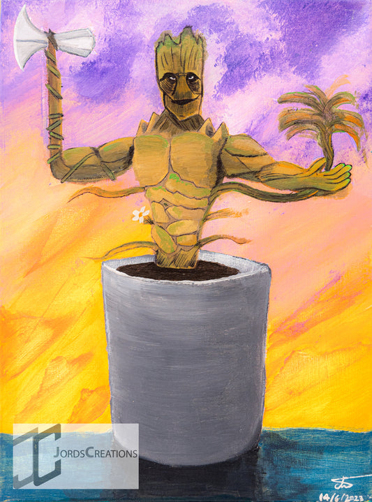 Alpha Groot Painting