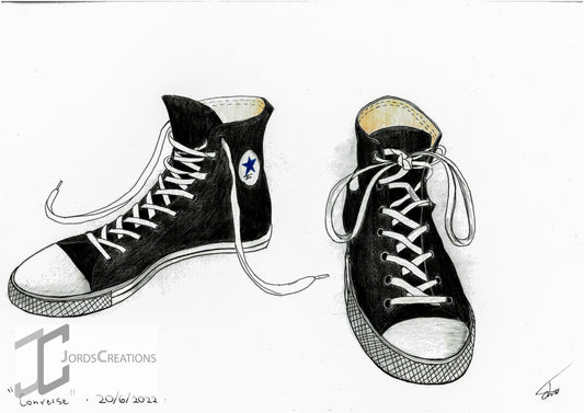 Converse Shoes Sketch