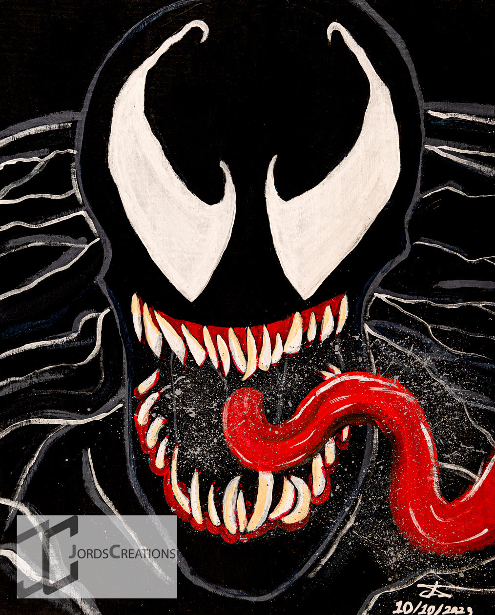 Venom - Acrylic Painting