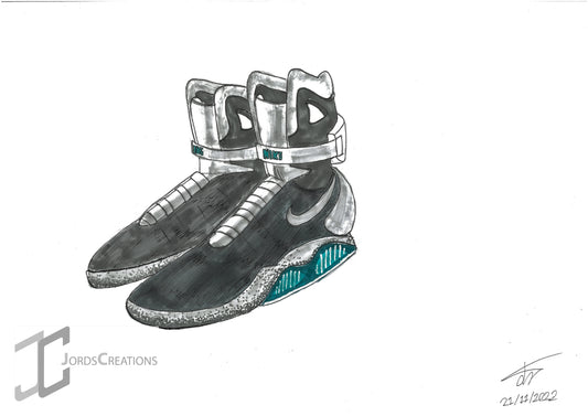 Nike BTTF Power Lace - Drawing