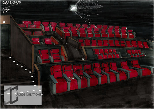 Empty Cinema - Drawing