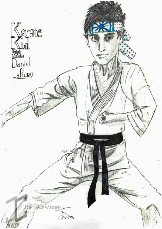 Daniel LaRusso - Karate Kid - Drawing