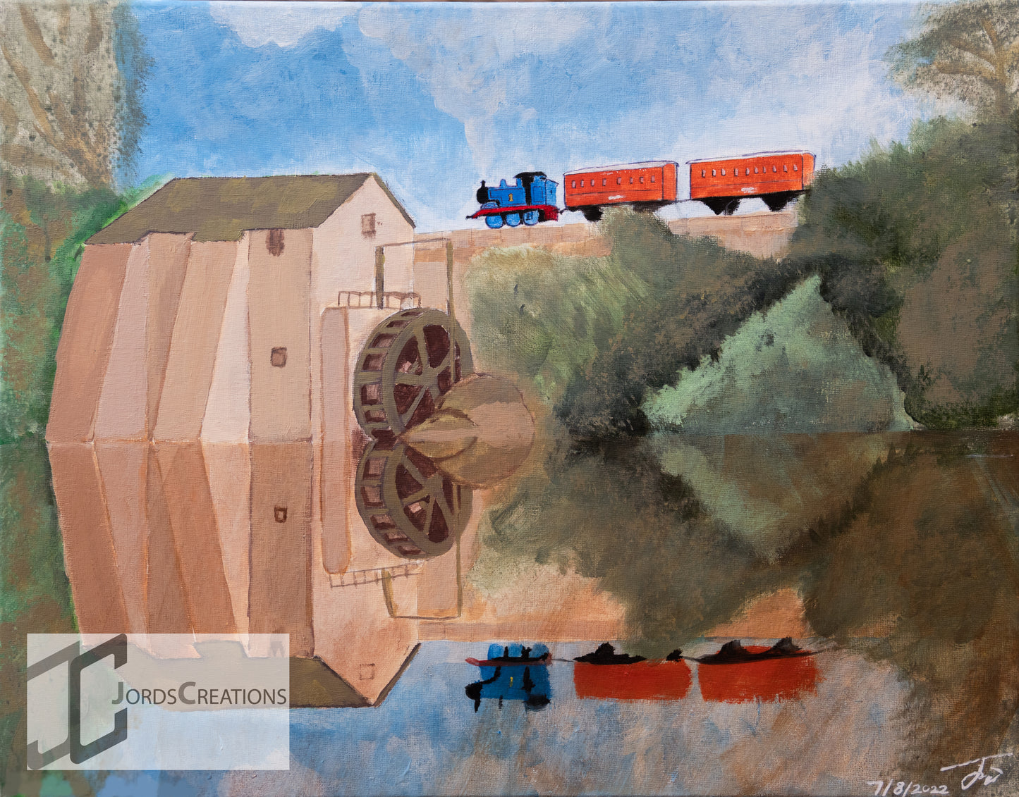 Thomas' Branchline Watermill - Painting