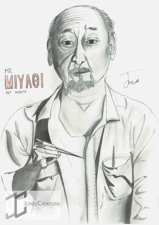 Mr Miyagi - Karate Kid - Drawing