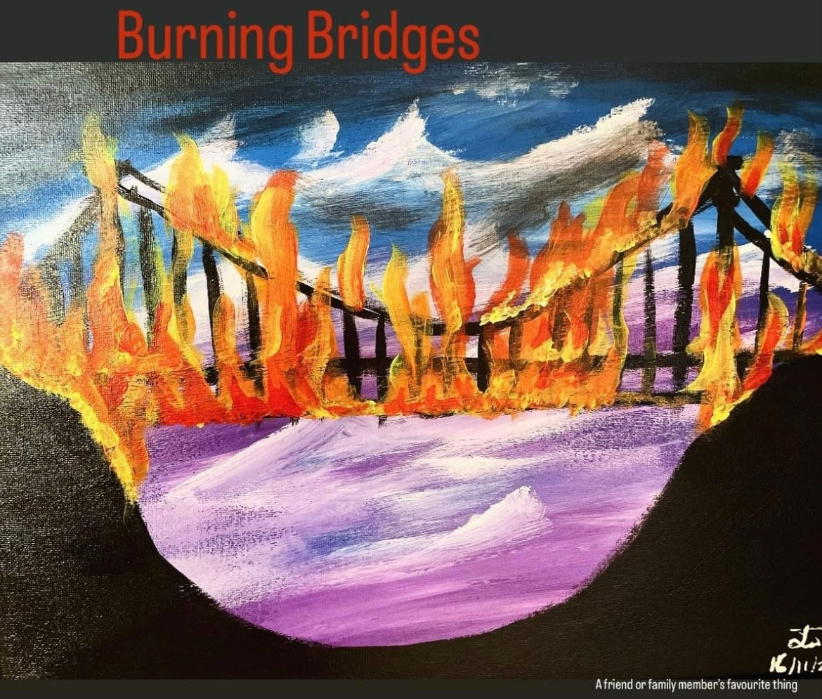 Burning Bridge - Original Piece