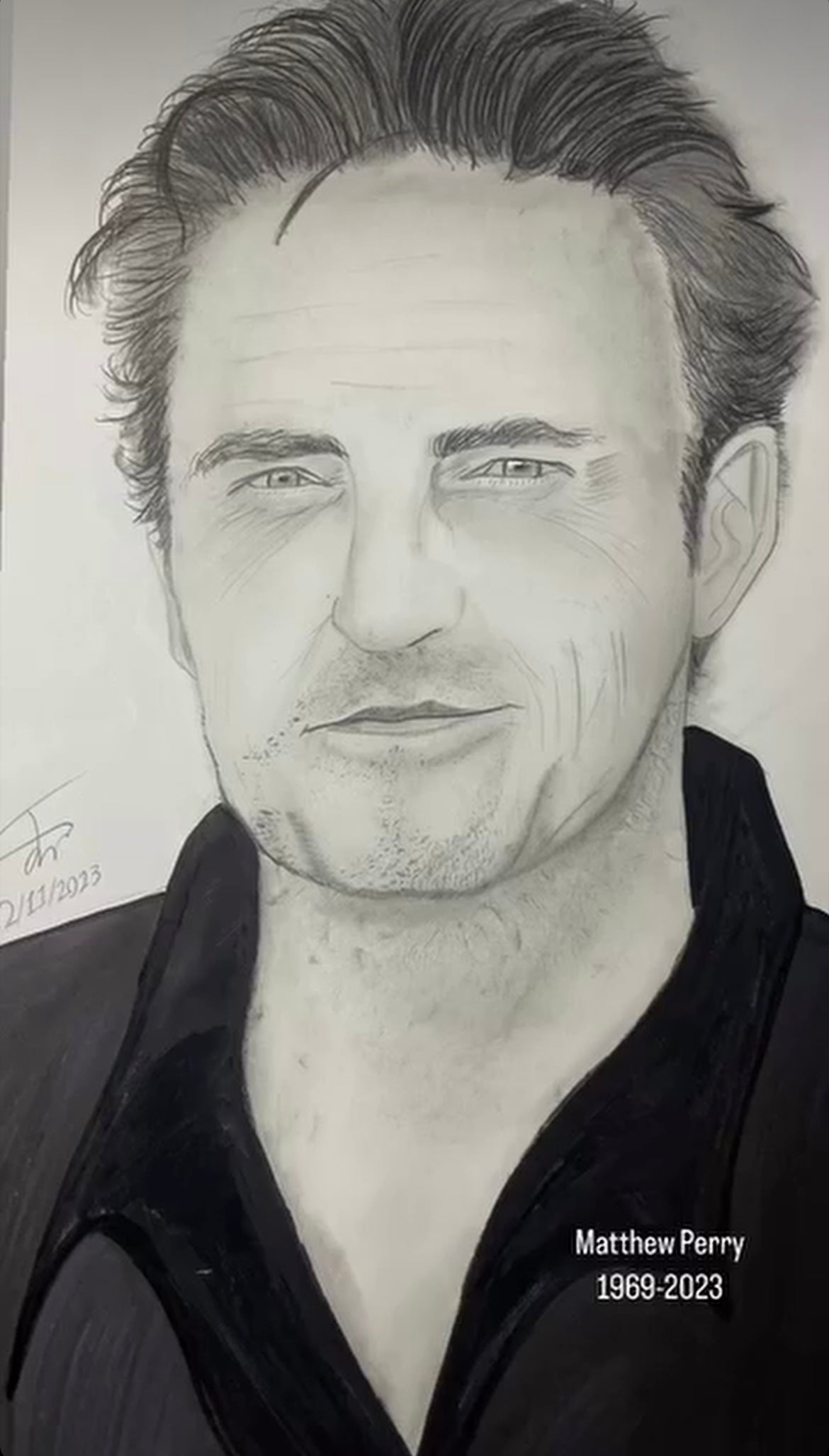 Matthew Perry - Chandler Bing - Drawing