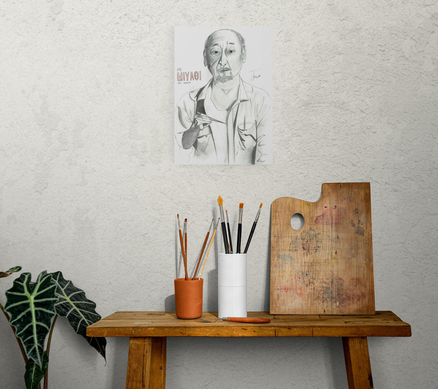 Mr Miyagi - Karate Kid - Drawing