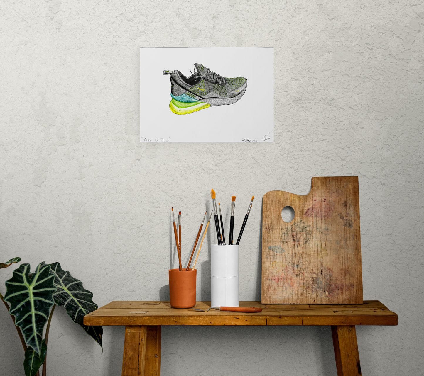 Nike Air 27c Green - Drawing