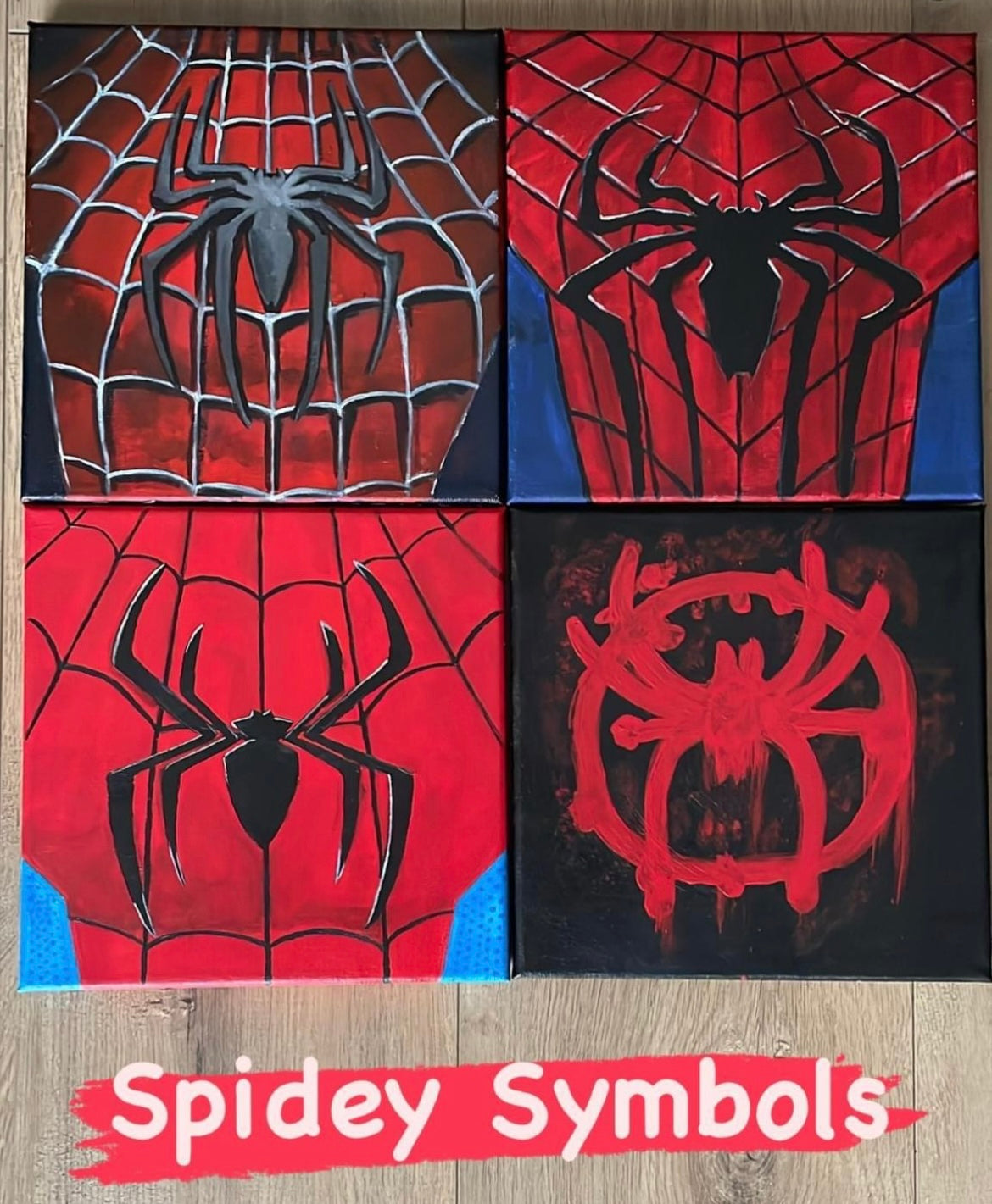 Miles Morales' Spider-Verse Symbol - Painting