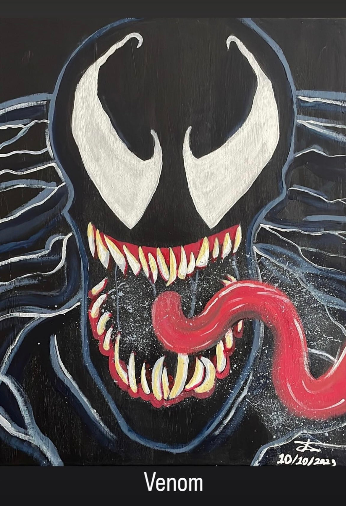 Venom - Acrylic Painting